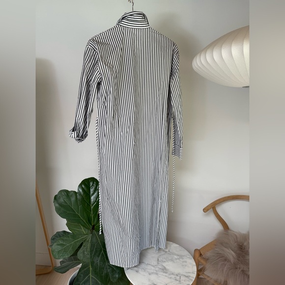 Everlane NWT black/White Shirt Dress - Picture 4 of 8